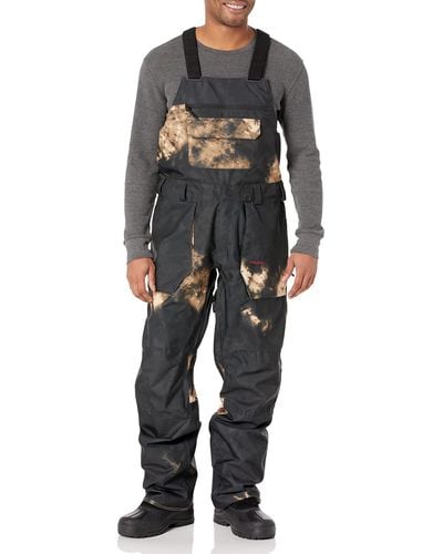 Volcom S Roan Bib Snowboard Pant Overalls - Black