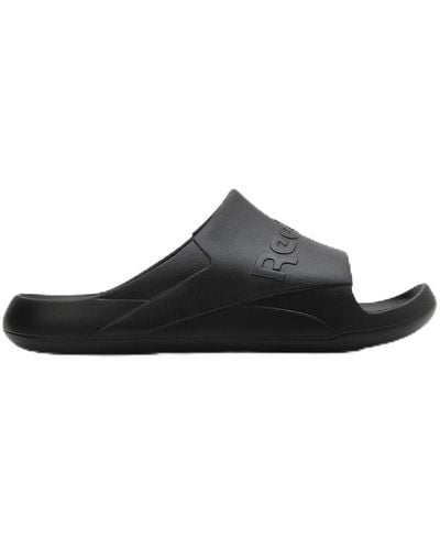 Reebok Clean Slide Sandaal - Zwart