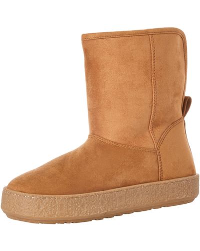 Amazon Essentials Shearling Boot - Brown