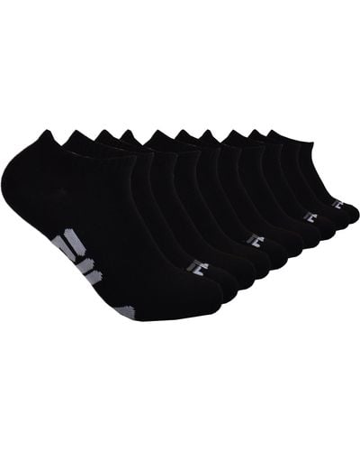 Fila Womens No Show Socks - Black