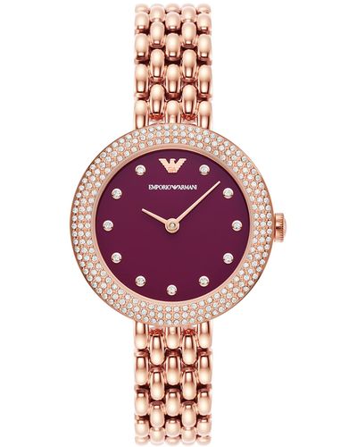 Emporio Armani Ar11491 Armbanduhr für - Pink