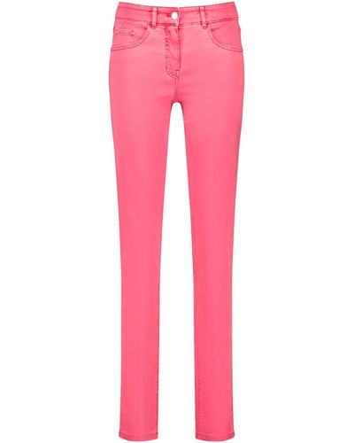 Gerry Weber Jeans SOL꞉INE BEST4ME Slim FIT unifarben - Pink