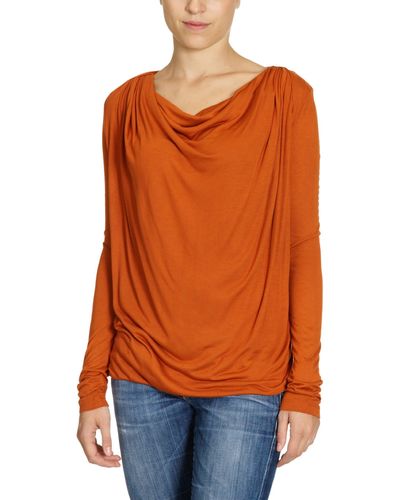 Esprit De Corp Shirt Met Lange Mouwen W01613 - Oranje