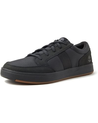 Timberland Davis Square Fabric and Leather Oxford Sneaker Basic - Negro