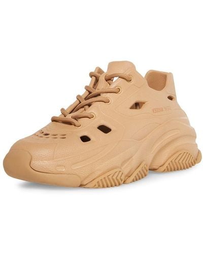 Steve Madden Possession Trainers In - Natural