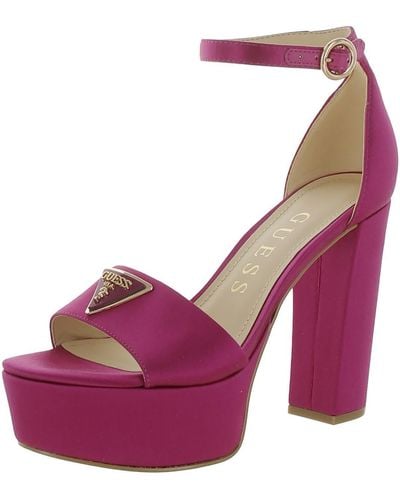 GUESS Womens CALLENA Sandal Pink 660 5 main image 1