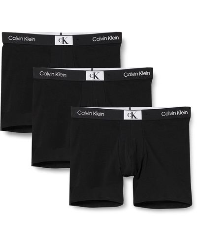 Calvin Klein Boxer Brief 3pk Boxer Briefs in Black for Men