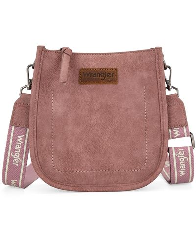 Wrangler Crossbody Bags For Trendy Designer Mini Purses Shoulder Handbag - Red