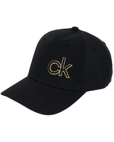 Calvin Klein Max Kontrast CK Quick Dry Cap - Schwarz