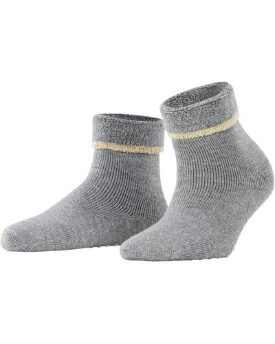 Esprit Hausschuh-Socken Cozy W HP Wolle rutschhemmende Noppen 1 Paar - Grau