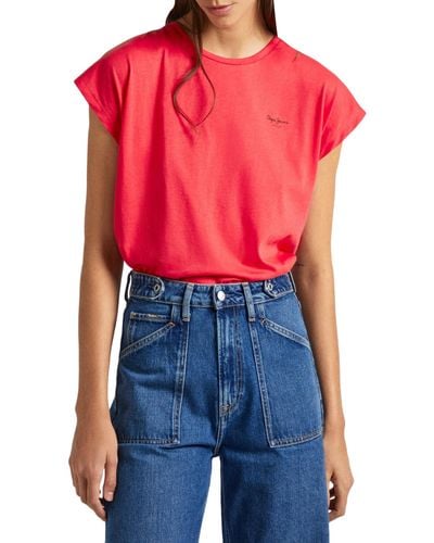 Pepe Jeans Bloom T-shirt - Red