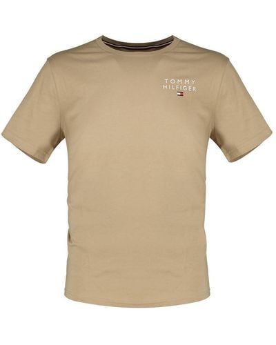 Tommy Hilfiger Short-sleeve T-shirt Crew Neck - Natural