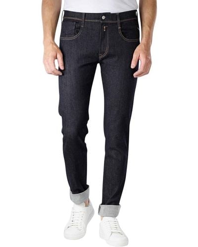 Replay Anbass Forever Dark Jeans - Blu