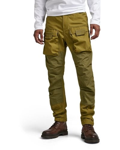 G-Star RAW 3d Regular Tapered Cargohose Pants - Green