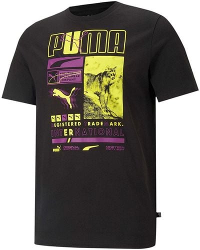 PUMA Box Short Sleeve T-shirt - Black