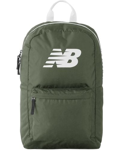 New Balance , , Essentials Backpack, Athletic And Casual Wear, One Size Fits Most, Deep Olive Green