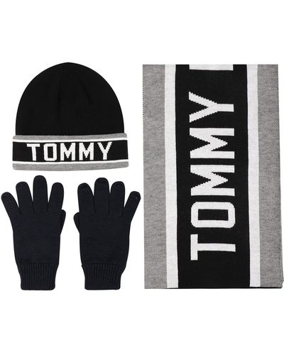 Tommy Hilfiger Lot bonnet-écharpe à Patch Logo - Farfetch