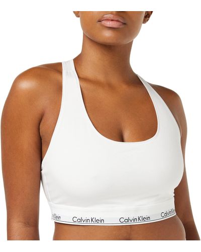 Calvin Klein Unlined Bralette Average Sujetador - Blanco
