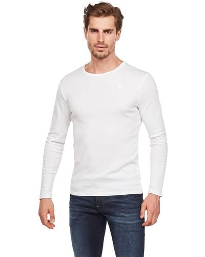 G-Star RAW Base R T S/s T-shirt Voor - Wit