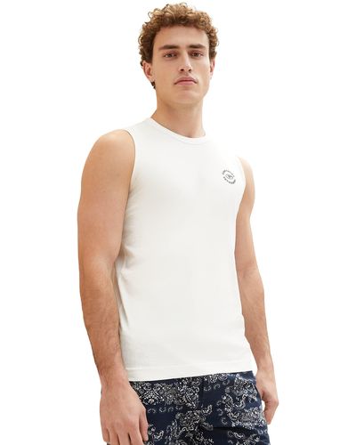 Tom Tailor 1037261 Tanktop - Weiß