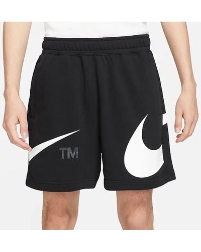 Nike Swoosh Pantalones Cortos - Negro