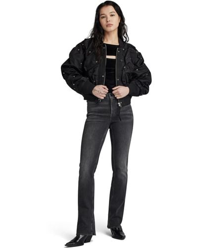 G-Star RAW Jeans Noxer Bootcut Para Mujer - Negro