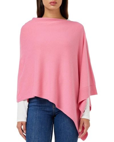 Benetton 1235du00t Knitted Ponchos And Capes - Pink