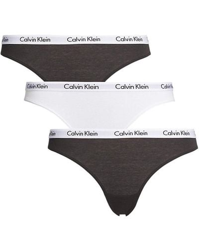 Calvin Klein Bikini 3pk Braguita - Negro