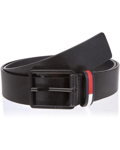 Tommy Hilfiger Tjm Elevated Leather 4.0 Cinghie - Nero