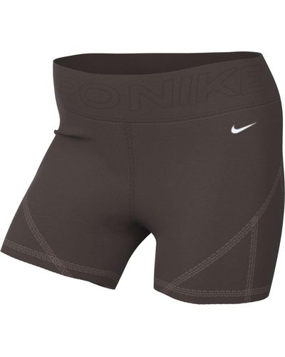 Nike Shorts W Np Df Mr 3in Short Nvlty - Grijs