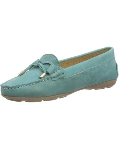 Hush Puppies S Maggie Toggle Slip On Flat Casual Shoes - Blau