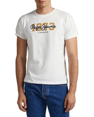 Pepe Jeans Loup T-Shirt - Blanc
