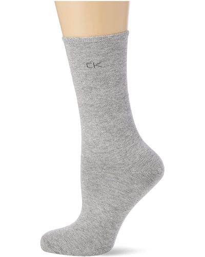 Calvin Klein Socks CK Sock 1P Carton Lurex GIFTBOX Calcetines CLSSC - Blanco