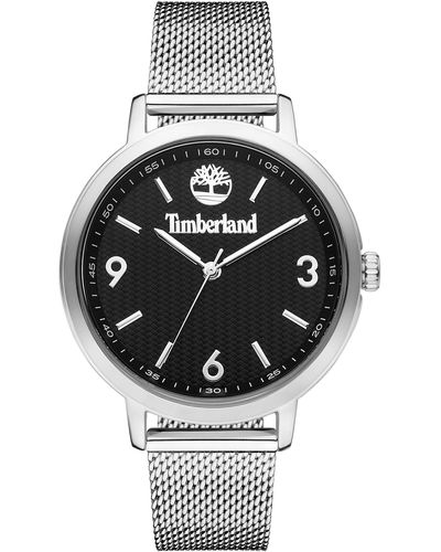 Timberland Analoog Kwarts Horloge Met Roestvrij Stalen Armband Tbl15644mys.04mm - Grijs