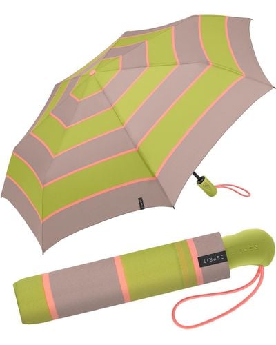 Esprit Easymatic Parapluie de poche avec imprimé floral - Vert