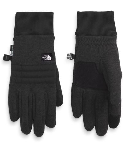 The North Face Gordon Etip Gloves Tnf Black Heather SM - Nero