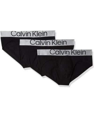 Calvin Klein Hip Brief 3pk Intimo - Nero