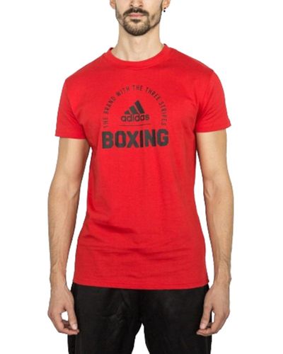 adidas Community 21 T-Shirt Boxing - Rosso
