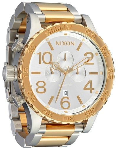 Nixon 51-30 Chrono A1389-300m Water Resistant Analog Fashion Watch - Multicolour