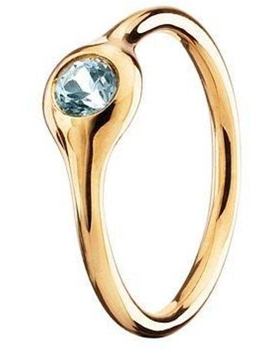 PANDORA Ring 18k Gold Gr. 52 - Gelb