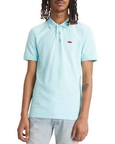 Levi's Slim Housemark Polo Shirt - Bleu