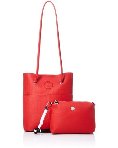 Desigual Shopping Bag Donna 20saxpd1 Primavera/estate - Red