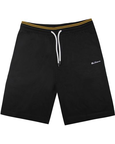 Ben Sherman Script Embroidered S Sweat Shorts 0065223 Black