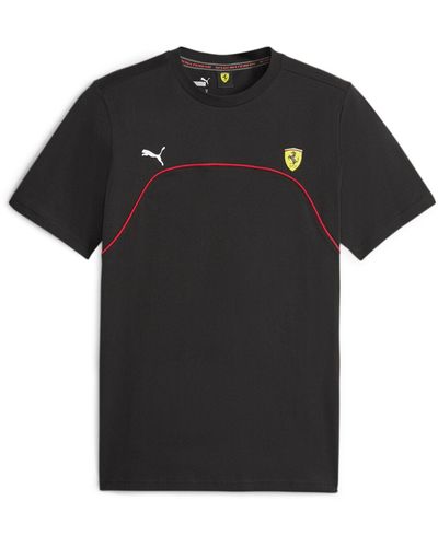 PUMA T-Shirt Scuderia Ferrari Motorsport da Uomo S Black - Nero
