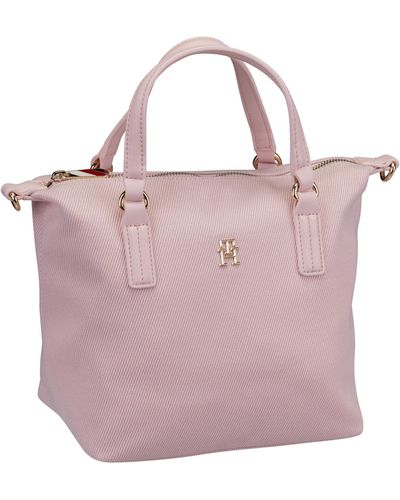 Tommy Hilfiger Aw0aw16416 Poppy Canvas Bag - Pink