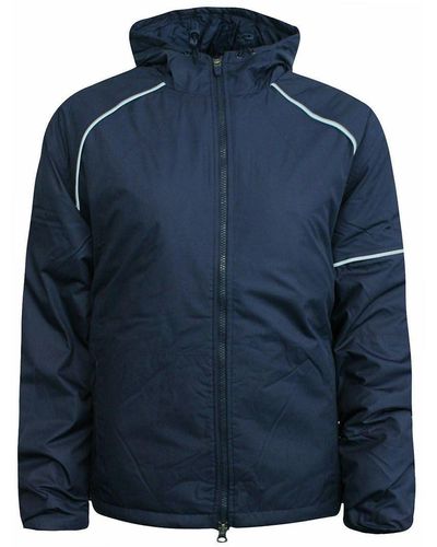 Nike Climafit Long Sleeve Zip Up Hooded Jacket 261406 - Blue