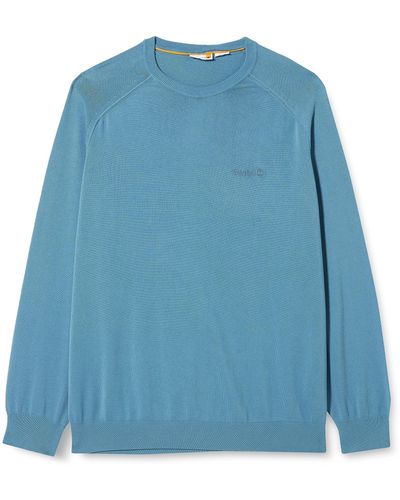 Timberland Modrn Wash Sweater Color Captain's Blue - Blauw