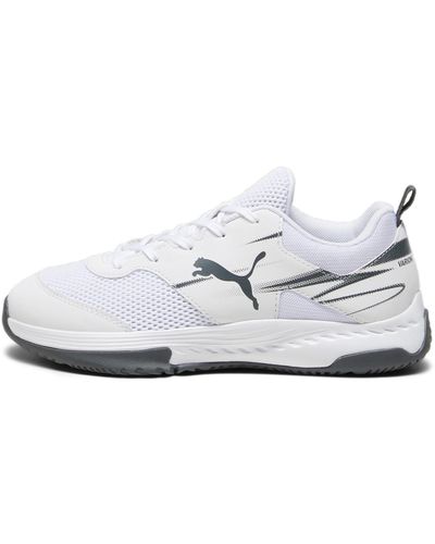 PUMA Youth Varion Ii Jr Indoor Court Shoes - Blanc