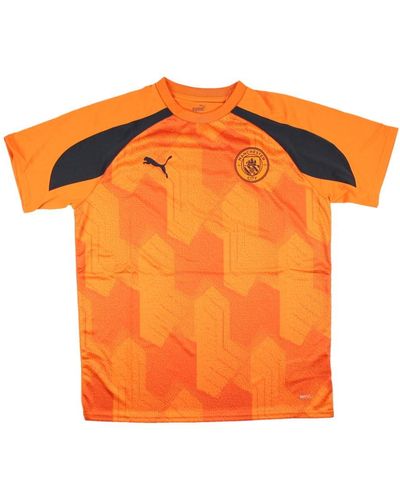 PUMA 2023-2024 City Pre-match Jersey - Orange