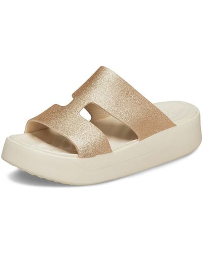 Crocs™ Getaway Platform H-strap Sandal - Natural
